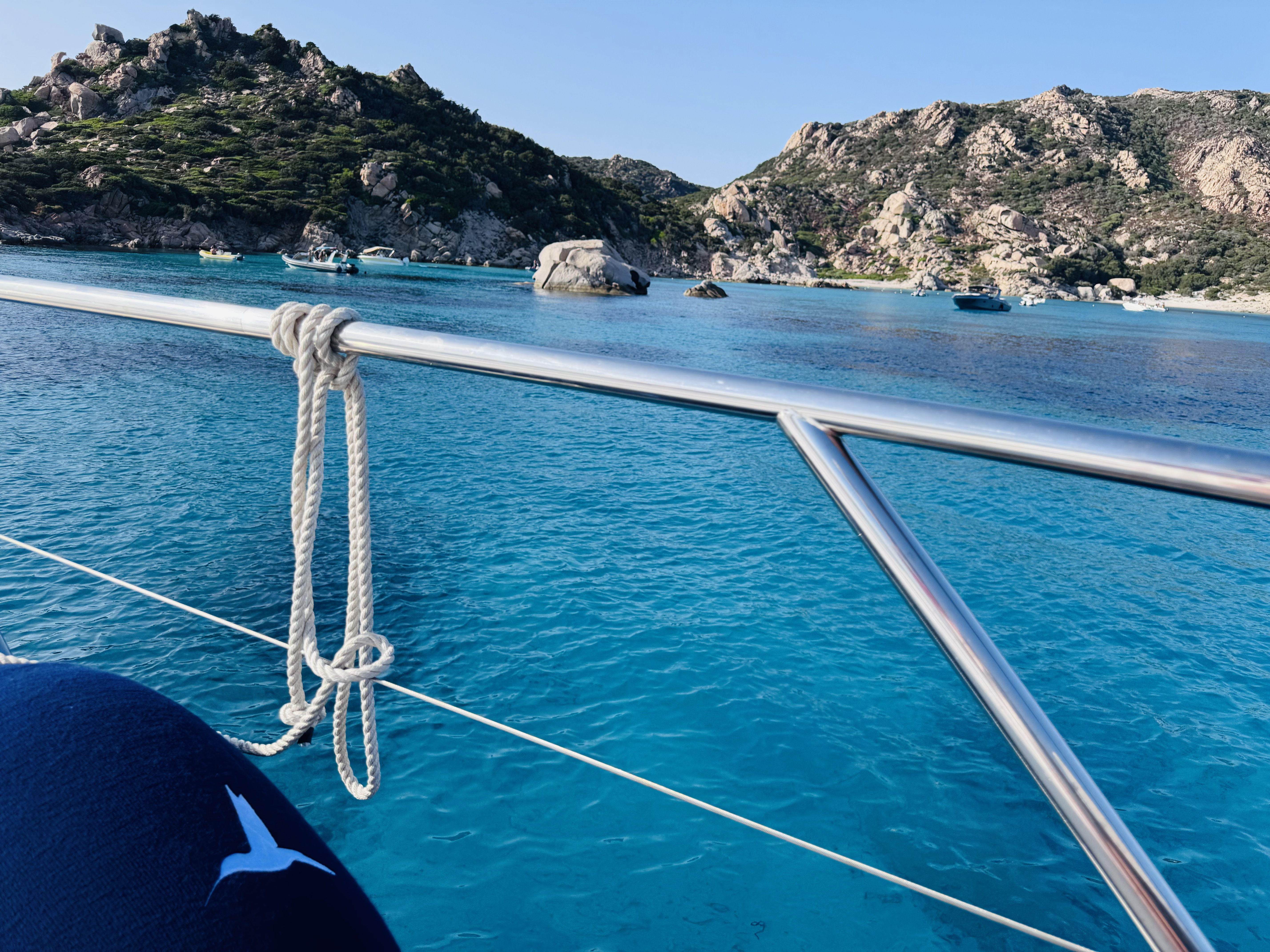 Silent luxury detail: anchoring in Costa Smeralda